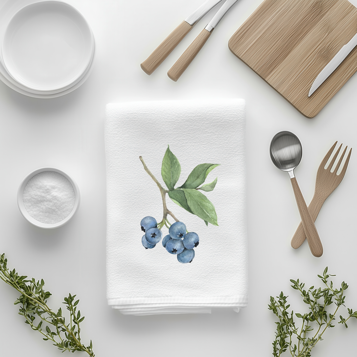 Blueberry Tea Towel