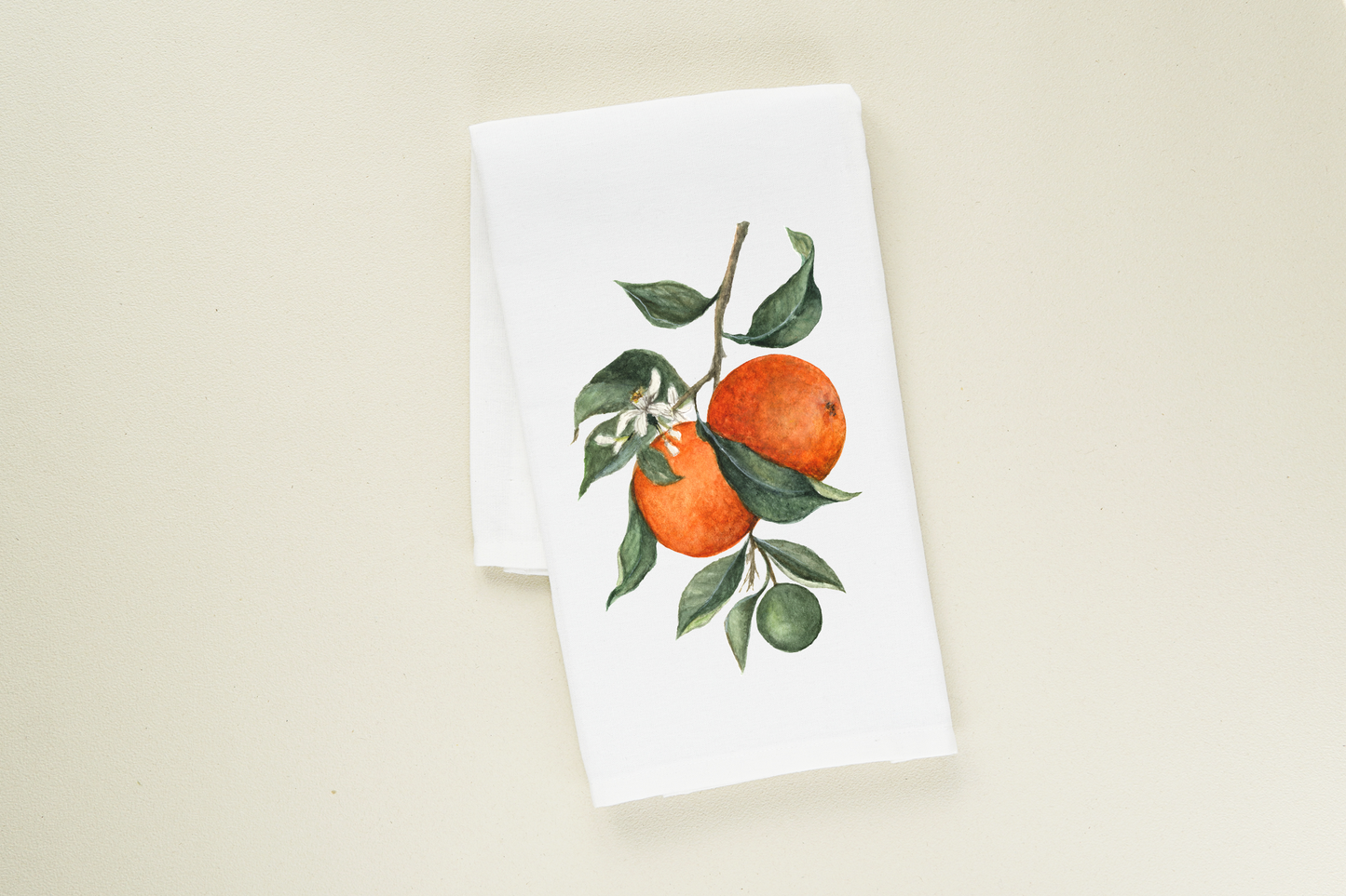 Orange Tea Towel
