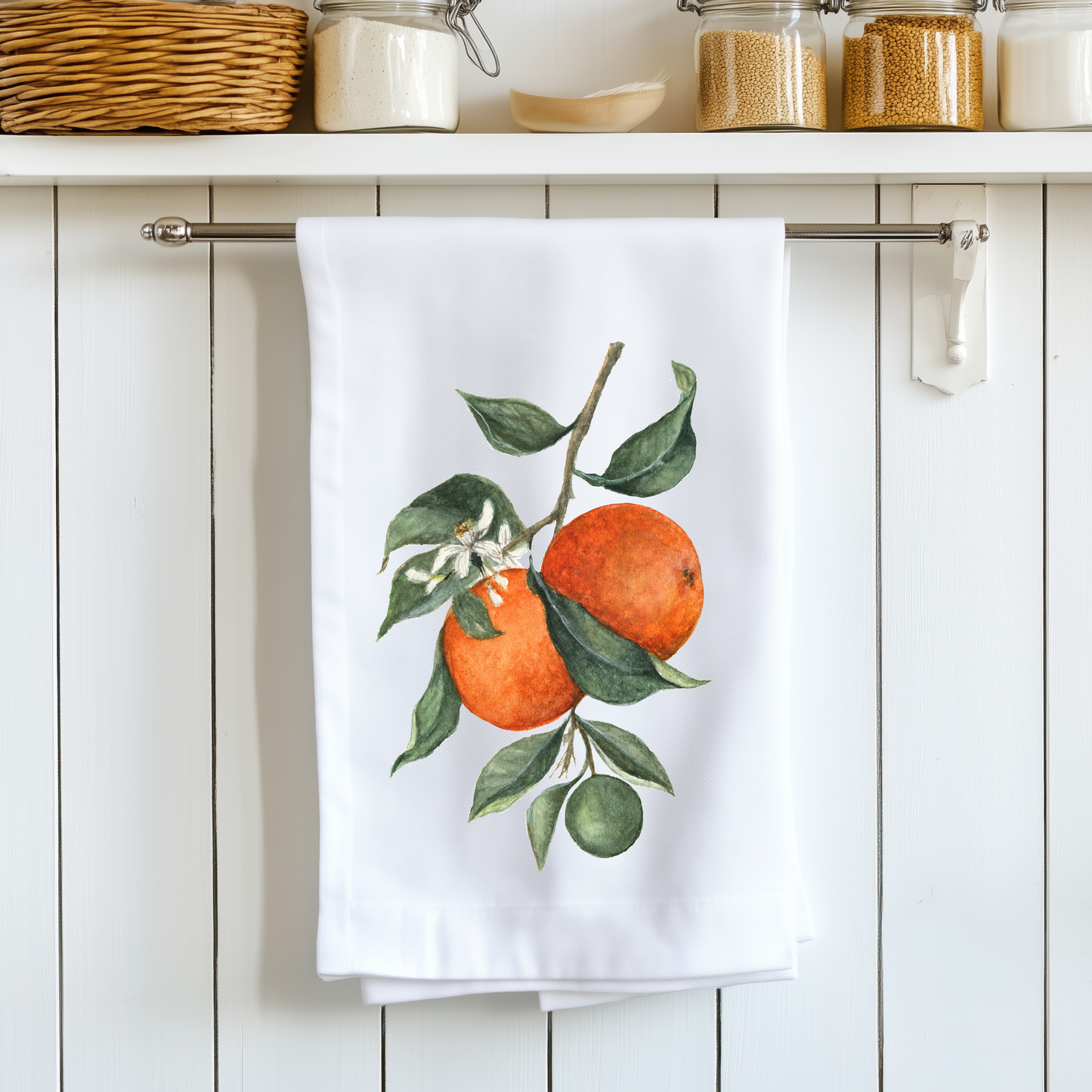 Orange Tea Towel