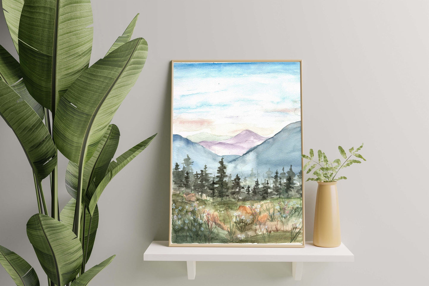 Spring Mountain Landscape