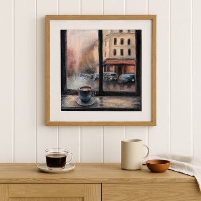 The Window Seat Oil Art Print