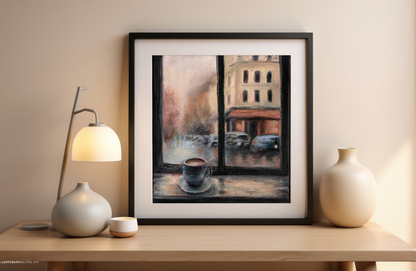 The Window Seat Oil Art Print