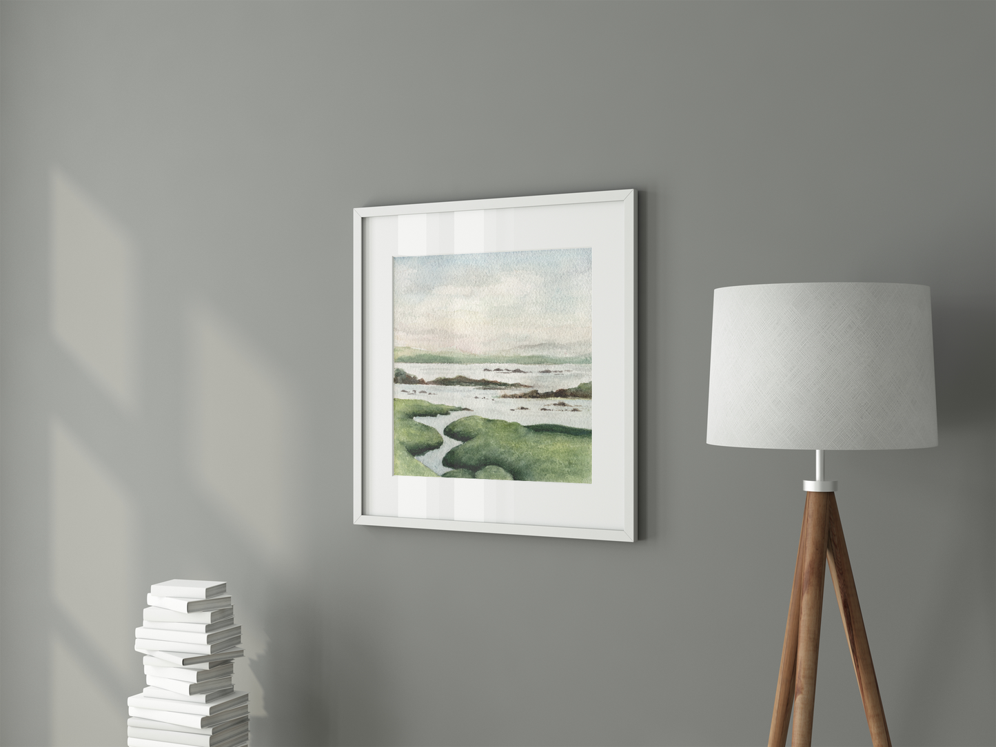Cape Cod Watercolor Landscape Print