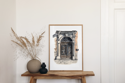 The Artisan's Door - Watercolor Print