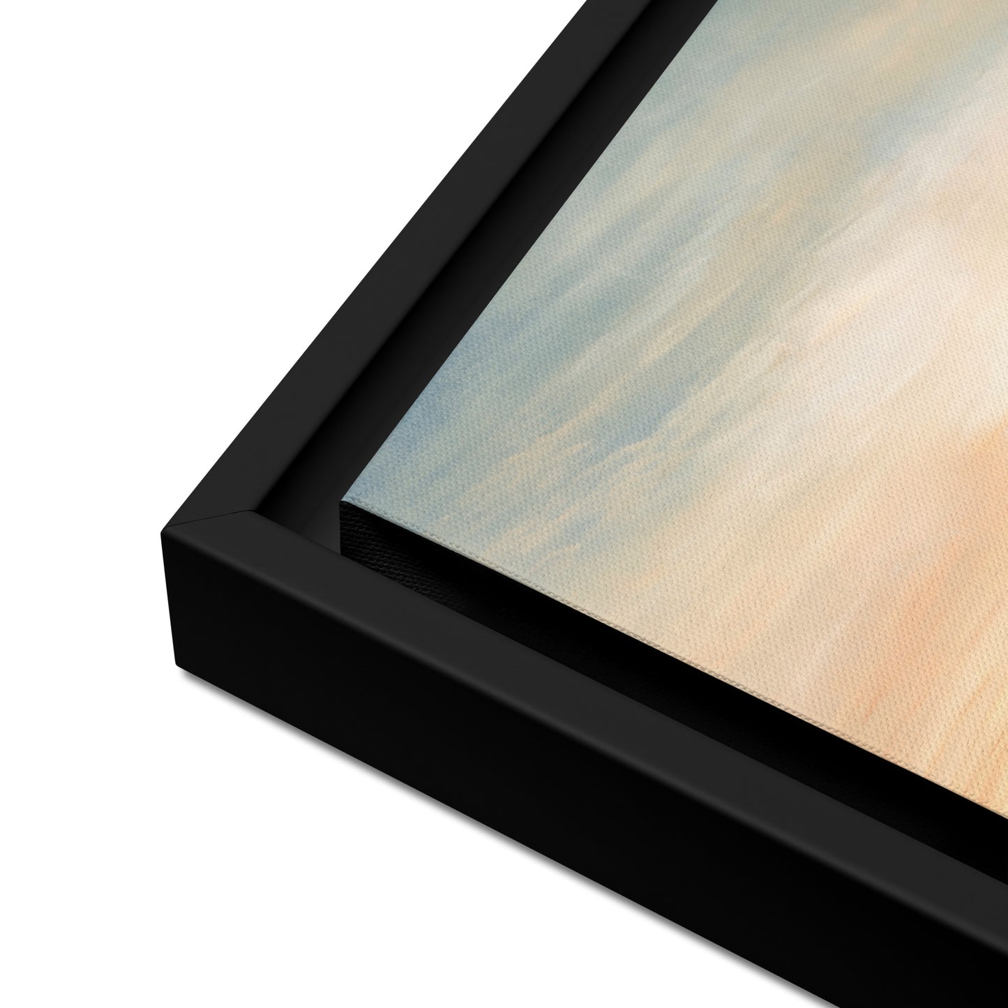 Golden Hour Framed Canvas Print