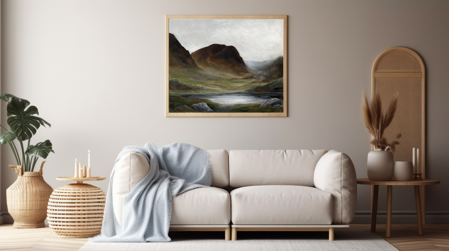 Glencoe Scotland Landscape Oil Painting