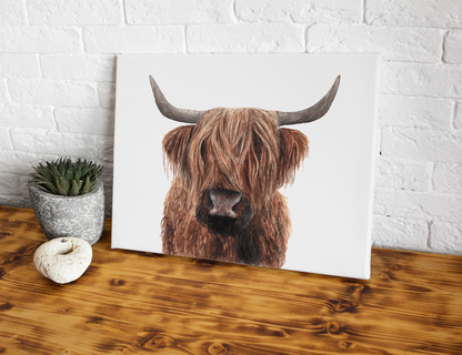 Highland Cow – Original Watercolor Painting