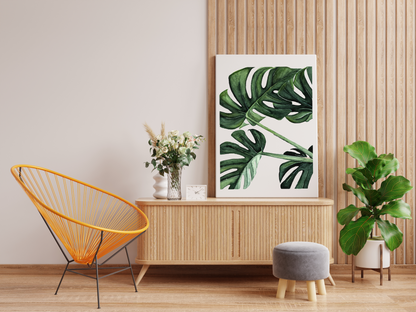 Monstera Watercolor Print