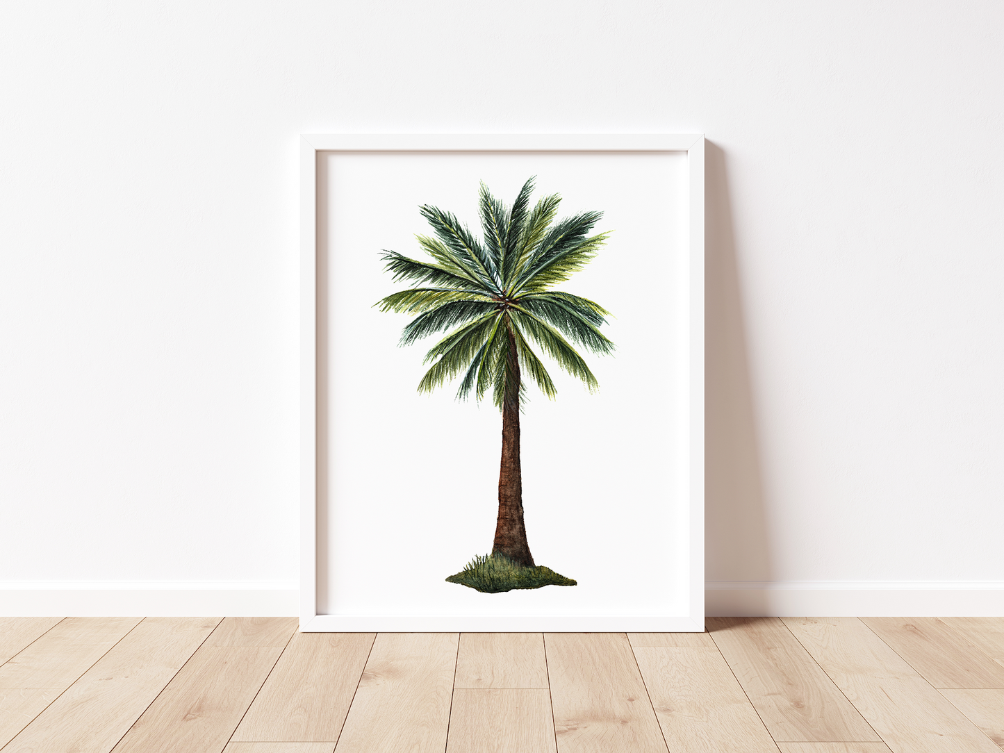 Palm Tree Watercolor Print