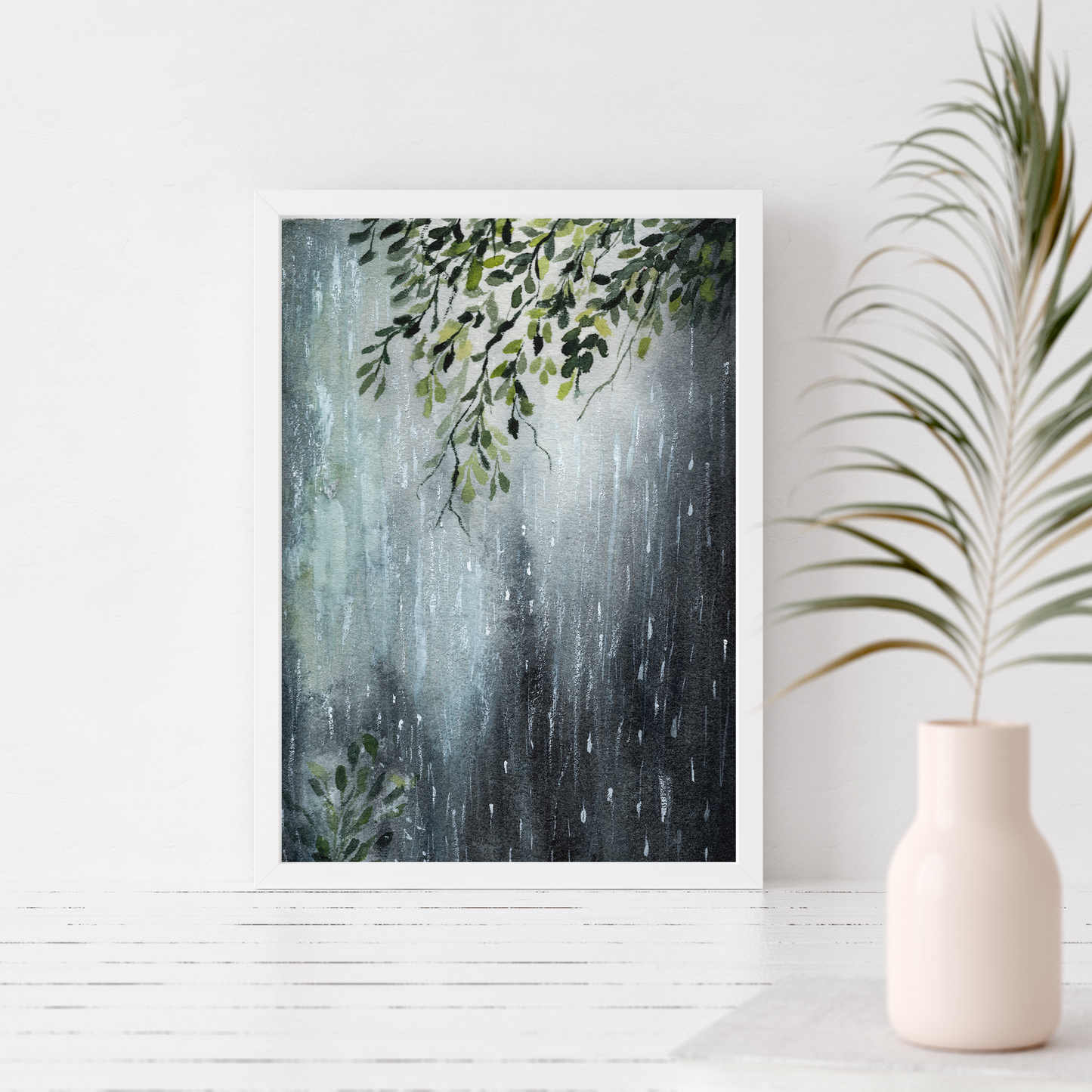 Rainy Day Watercolor Print
