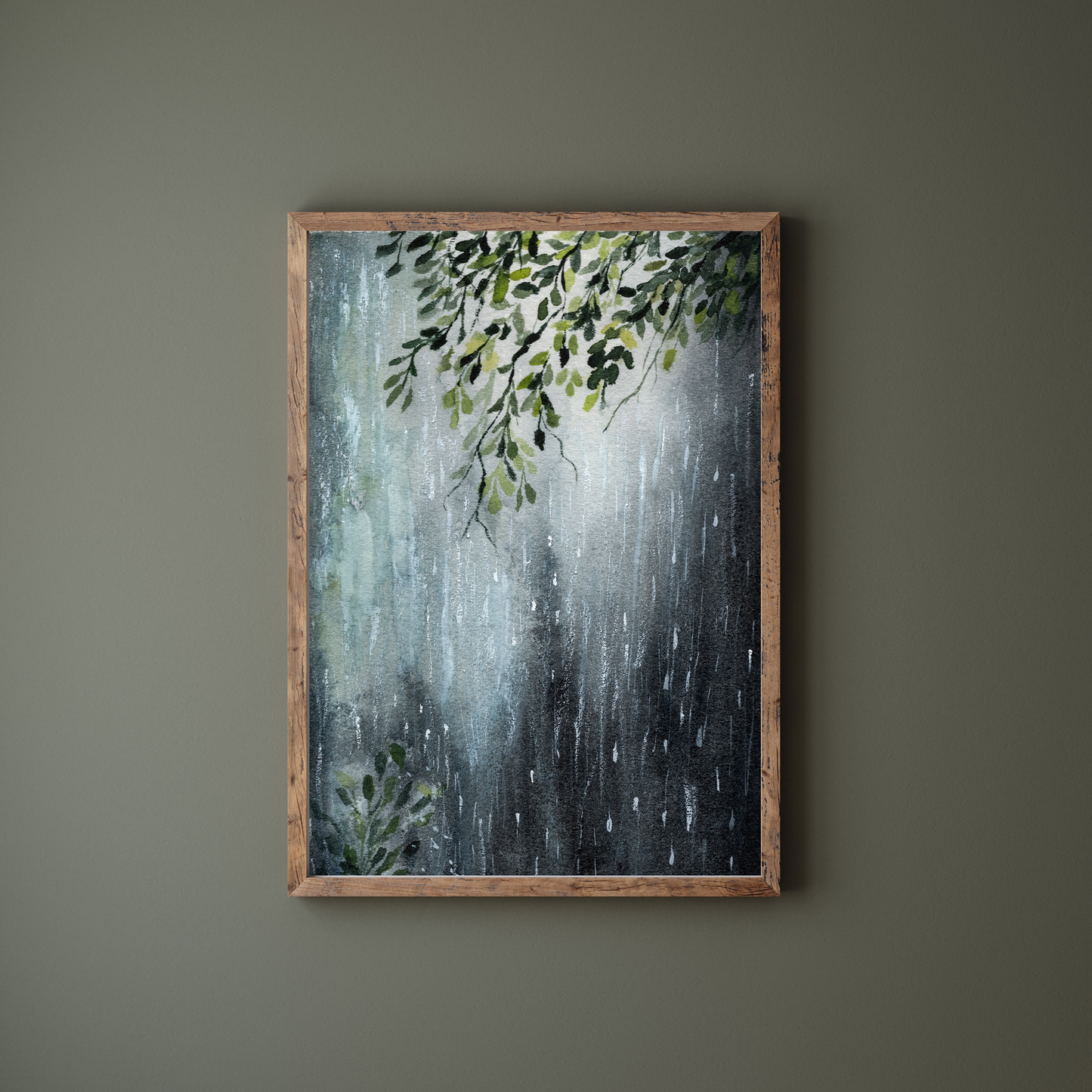 Rainy Day Watercolor Print