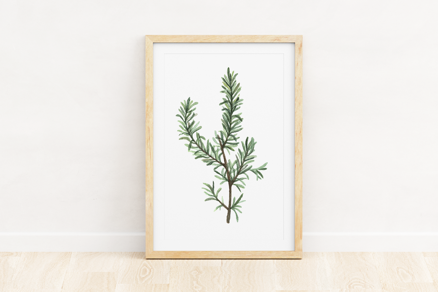 Rosemary Watercolor Print