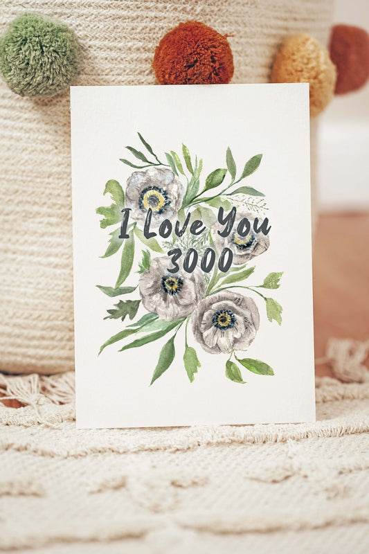 I Love You 3000 | Greeting Card