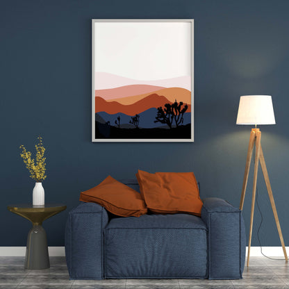 Joshua Tree Landscape -Art Print