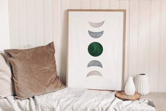 Abstract Moon - Minimalist Art