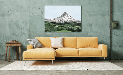 Mt. Hood Landscape Watercolor Print