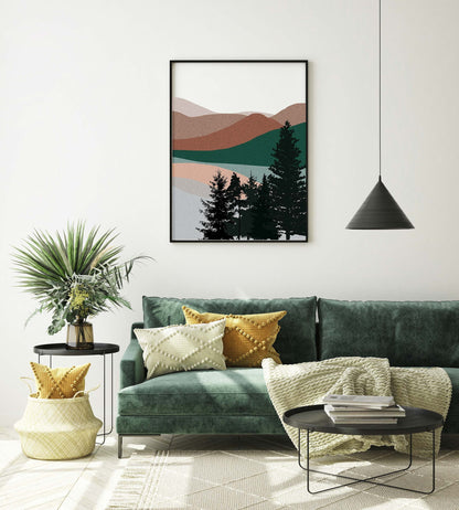 Mountain Landscape - Art Print