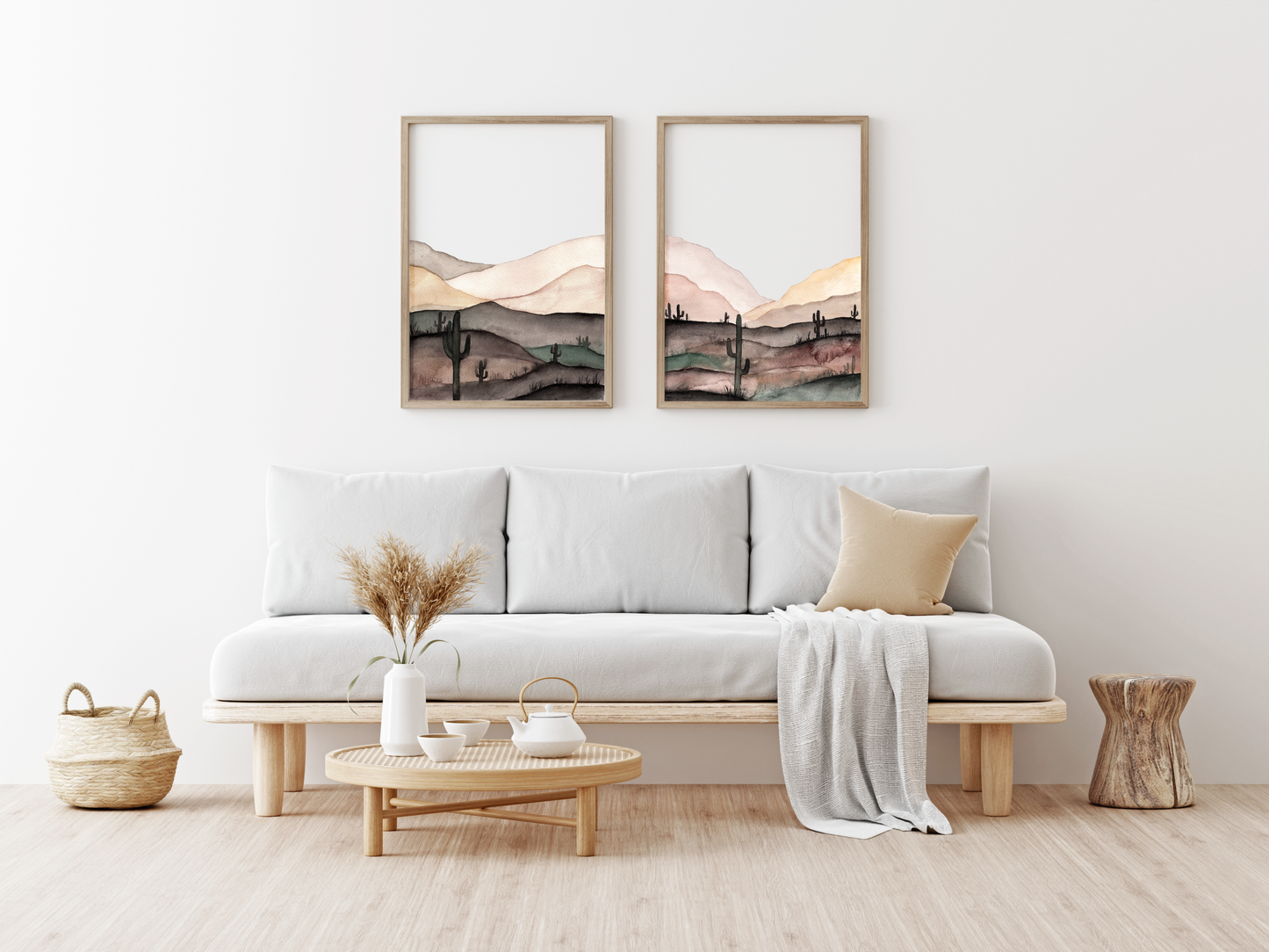 Desert Landscape - Watercolor Prints