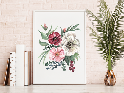 Wildflowers - Watercolor Print