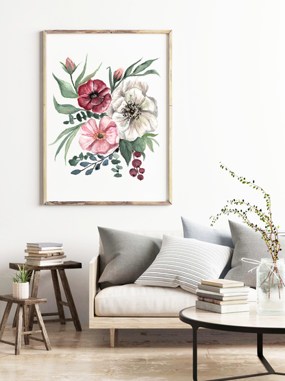 Wildflowers - Watercolor Print