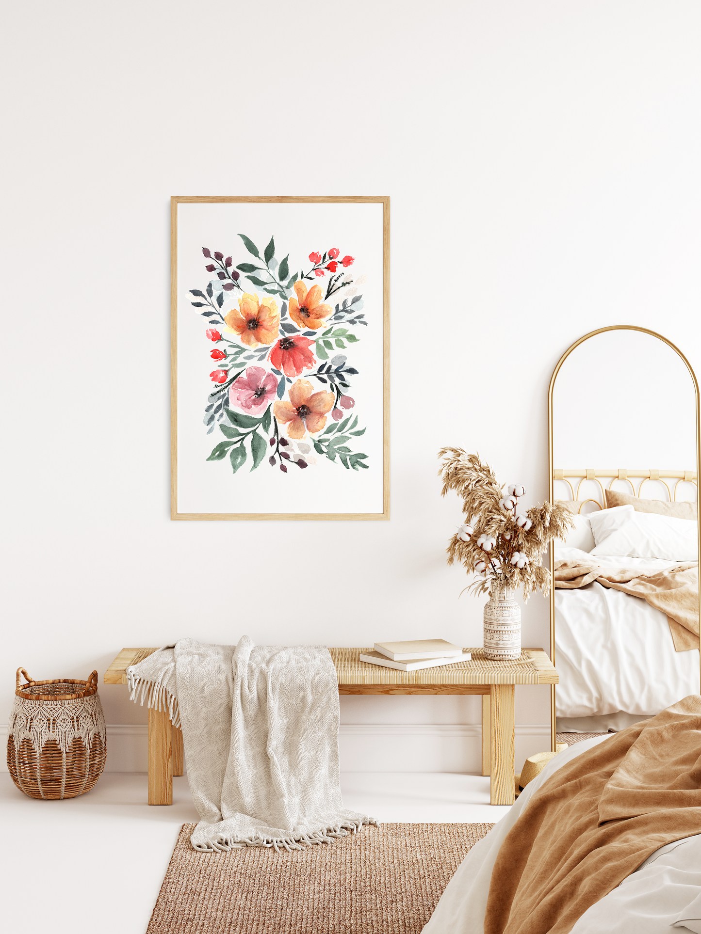 Spring Florals - Watercolor Print