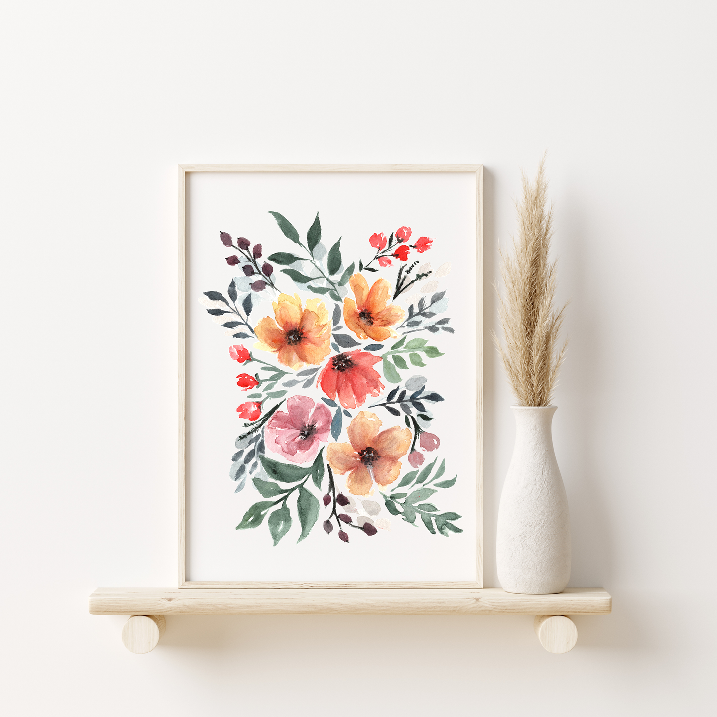 Spring Florals - Watercolor Print