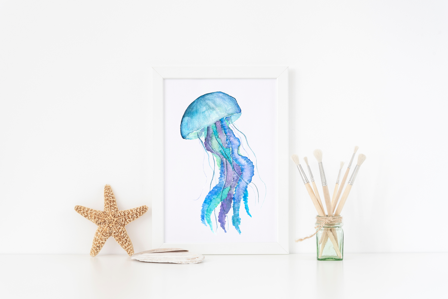 Jellyfish - Watercolor Print