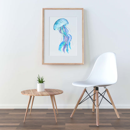 Jellyfish - Watercolor Print