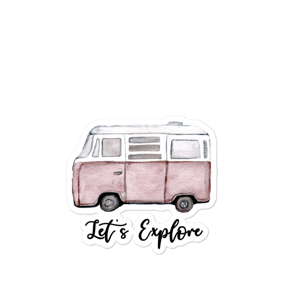 Pink VW Sticker