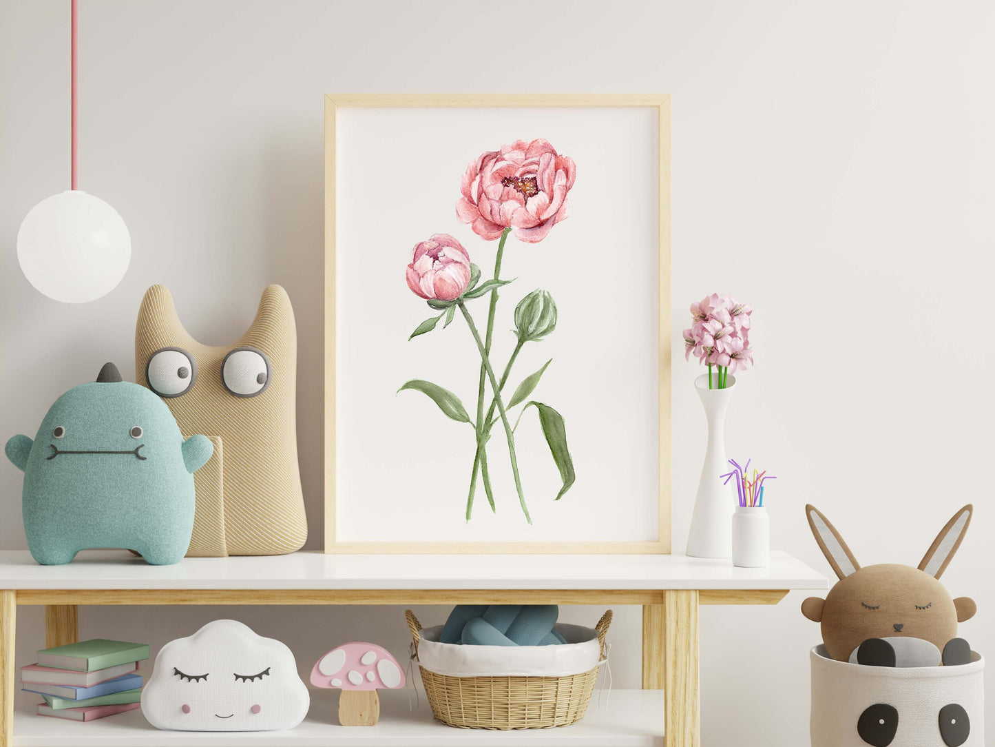 Peony - Watercolor Print