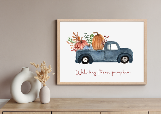 Fall Quote Art - Watercolor Print