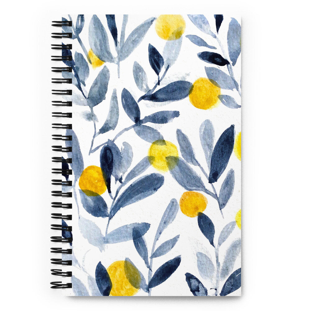 Patterned Spiral Notebook / Journal