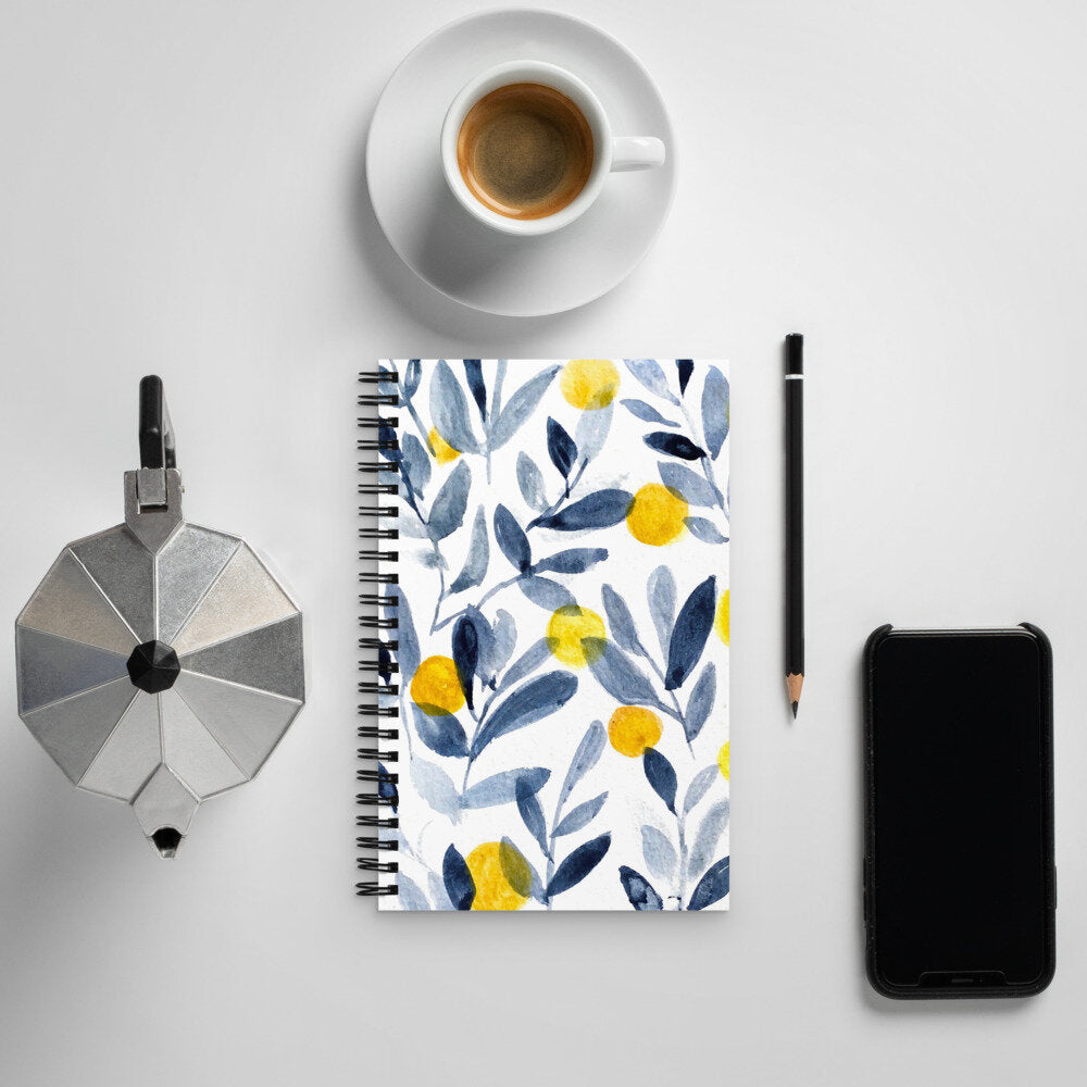 Patterned Spiral Notebook / Journal