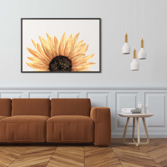 Summer Sunflower - Watercolor Print