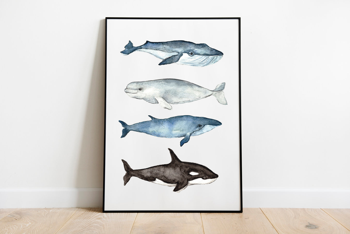 Blue Whale - Watercolor Print